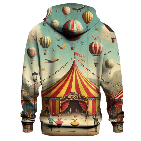 Funky Vintage Circus Hoodie