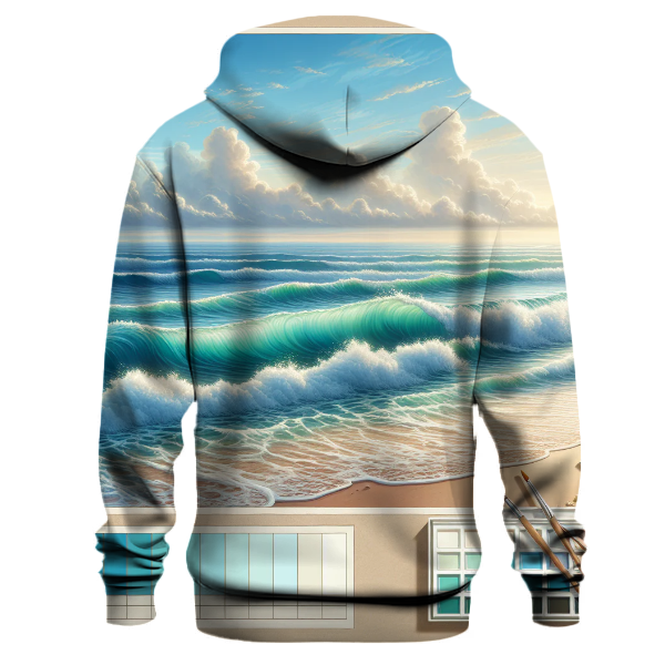 Harmonious Ocean Waves Hoodie