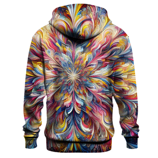 Vibrant Carnival Kaleidoscope Hoodie