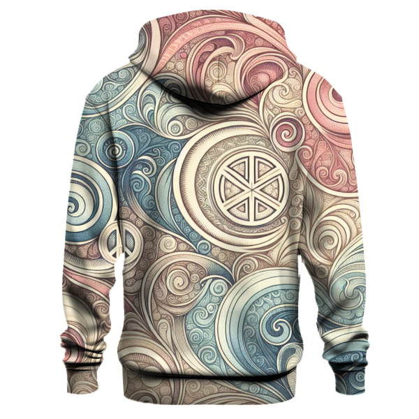 Peace and Harmony Tie-Dye Hoodie
