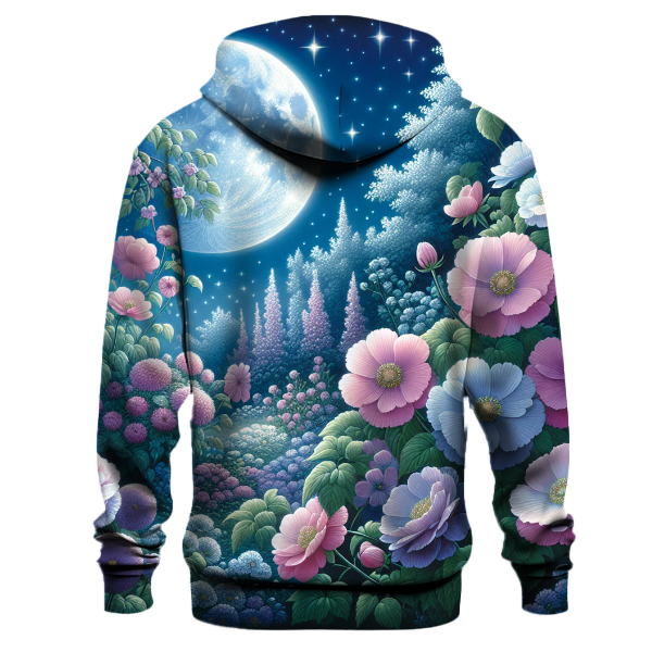 Enchanting Moonlight Garden Hoodie