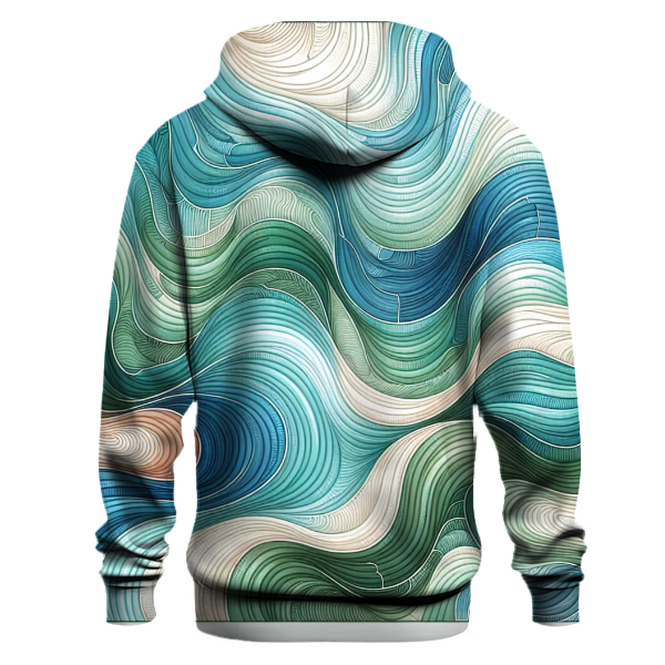 Ocean Wave Mosaic Hoodie