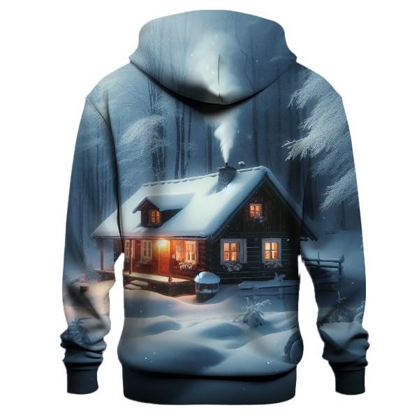 Cozy Cabin Snowfall Hoodie