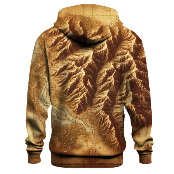 Adventure Awaits Exploration Map Hoodie