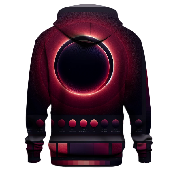 Fiery Eclipse Ombre Hoodie