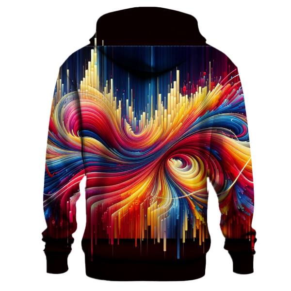 Artistic Music Waves Hoodie