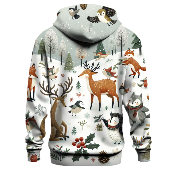 Whimsical Woodland Winter Hoodie