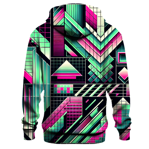 Retro Future Grid Hoodie