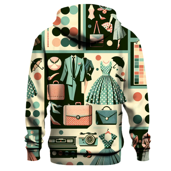 Retro Polka Dot Charm Hoodie