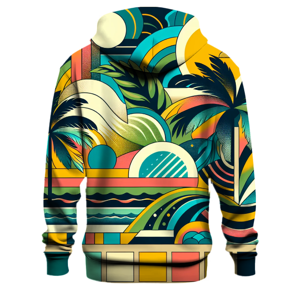 Tropical Vibe Palms Hoodie
