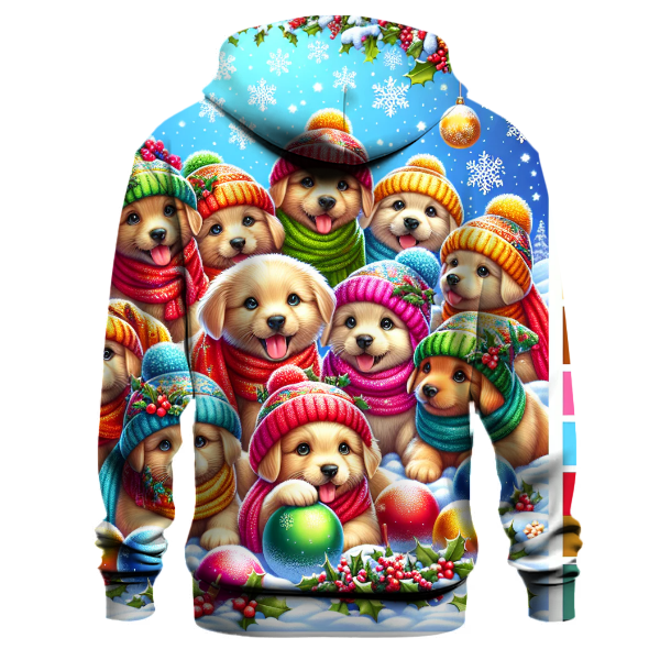 Christmas Puppy Adventures Hoodie