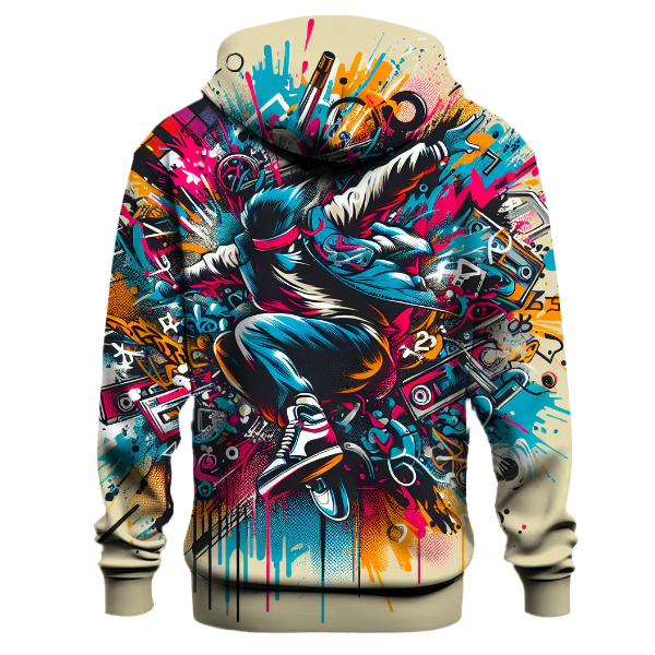 Retro Grunge Graffiti Hoodie