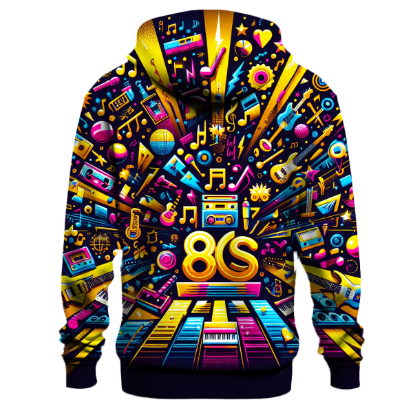 Funky 80s Music Festival Hoodie