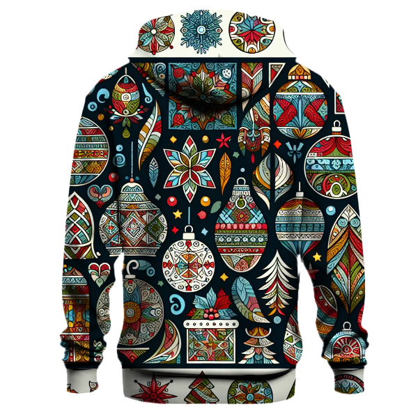 Funky Holiday Sweater Vibes Hoodie