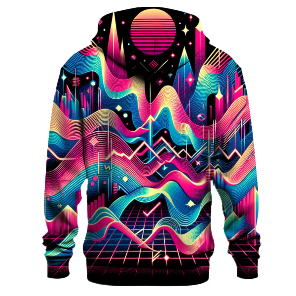 Neon Wavefront Hoodie