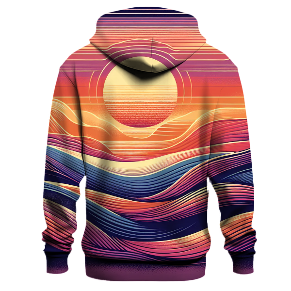 Abstract Sunset Hoodie