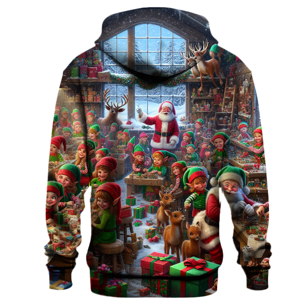 Santa's Workshop Elves Hoodie