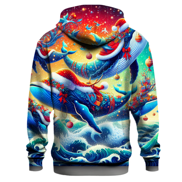 Christmas Whale Watching Hoodie