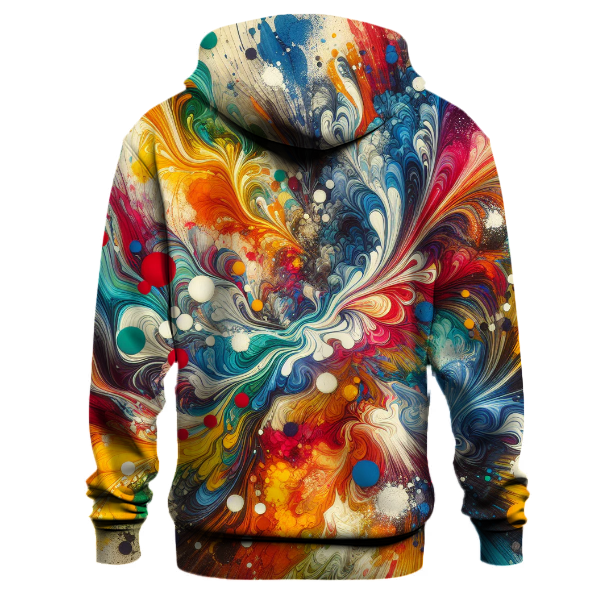 Vivid Color Explosion Hoodie