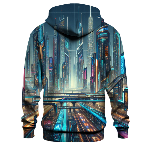 Futuristic Urban Vision Hoodie