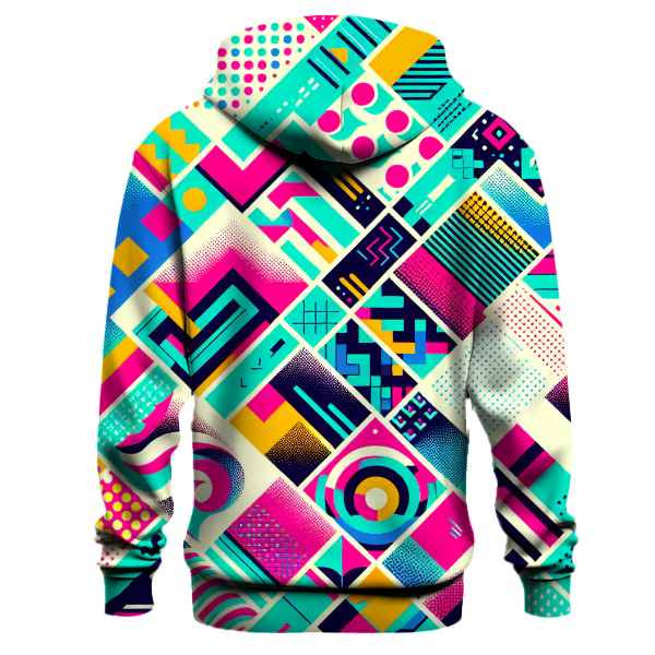 Flashy Retro Patterns Hoodie
