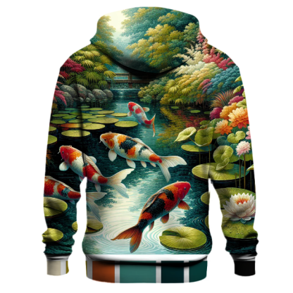 Joyful Koi Pond Hoodie