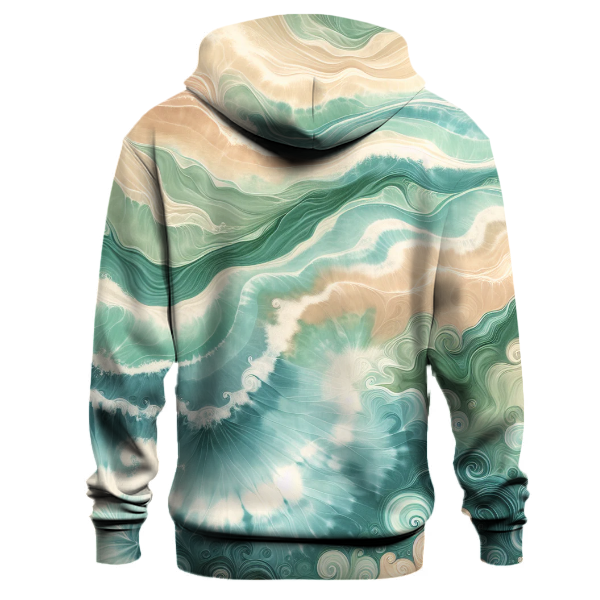 Coastal Breeze Tie-dye Design Hoodie