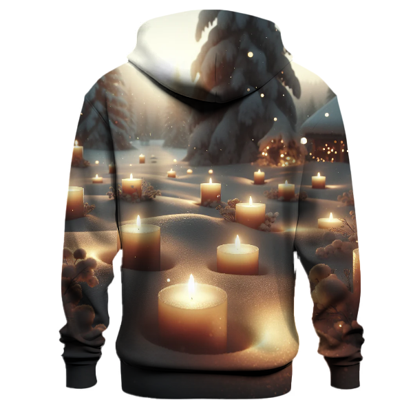 Silent Night Candle Glow Hoodie