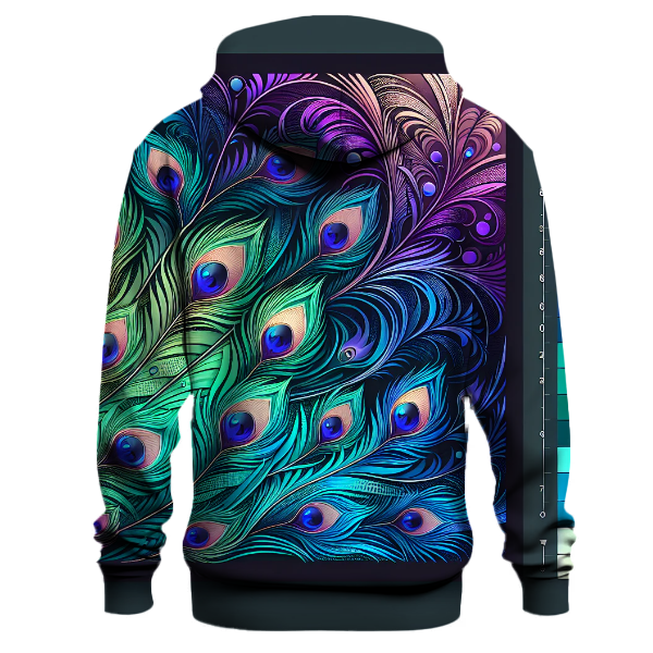 Peacock Feather Whisper Hoodie