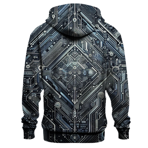 Futuristic Circuit Hoodie