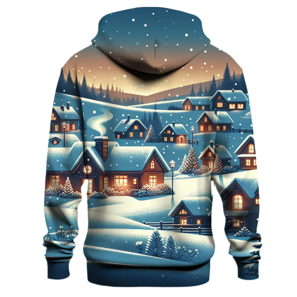 Magical Snowy Village Hoodie
