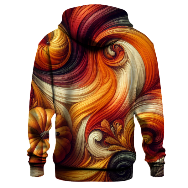 Autumn Harvest Tie-dye Design Hoodie