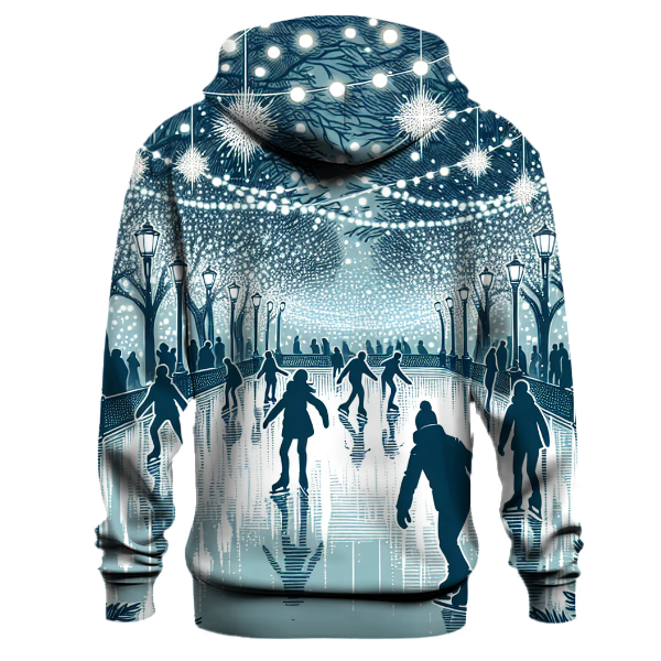 Glistening Ice Skating Rink Hoodie