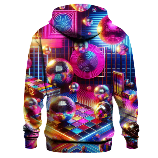 Bold Disco Patterns Hoodie
