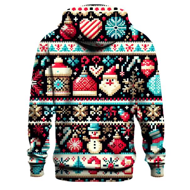 Merry Mitten Pattern Design Hoodie
