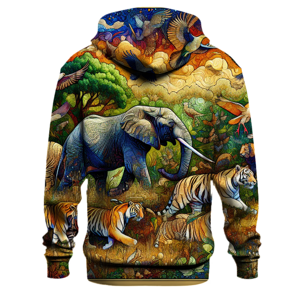 Colorful Animal Kingdom Hoodie