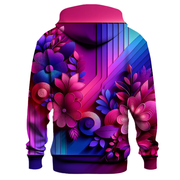 Fuchsia Bloom Hoodie