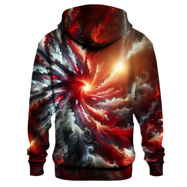 Galactic Burst Tie-dye Hoodie