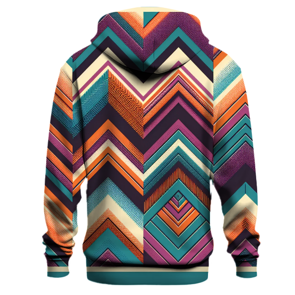 Funky Chevron Vibrance Hoodie