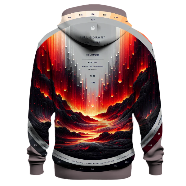 Volcanic Ember Glow Hoodie
