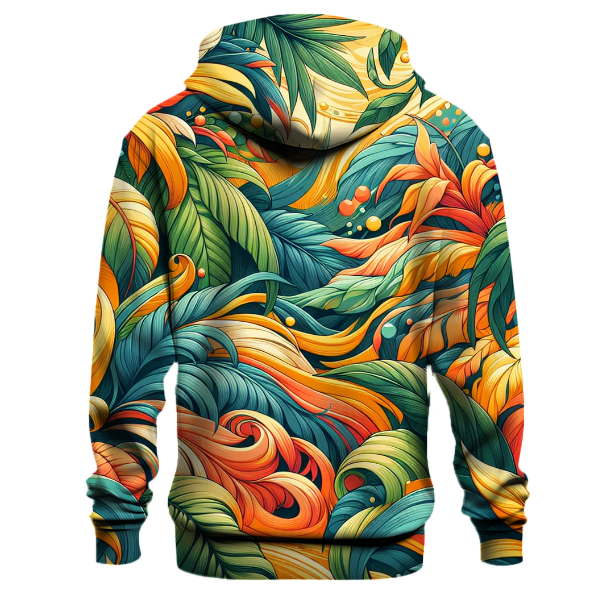 Fiery Jungle Escape Hoodie