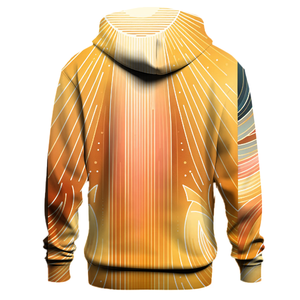 Golden Sunrise Hues Hoodie