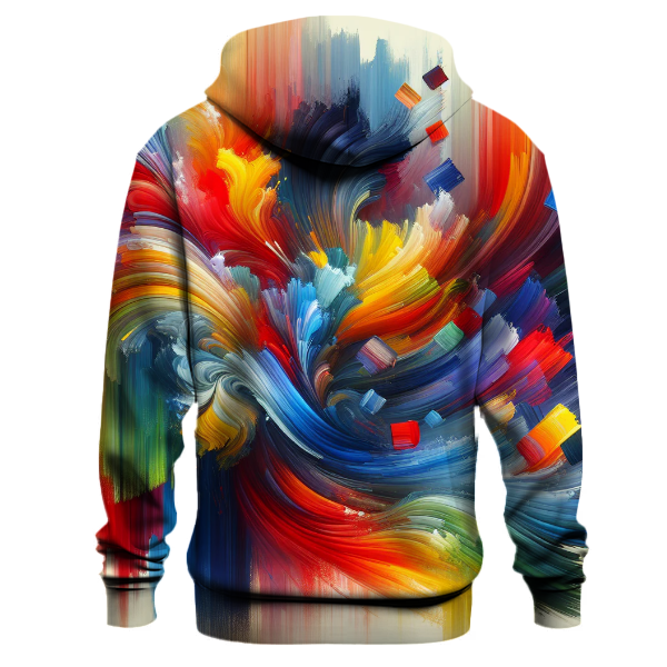 Artistic Brushstroke Design Hoodie