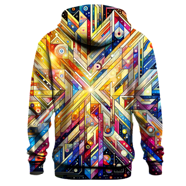 Electric Prismatic Symphony Hoodie