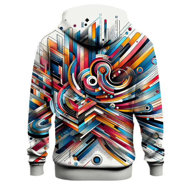 Abstract Urban Rhythms Hoodie