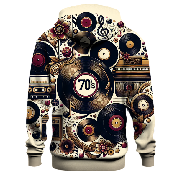 Vintage Vinyl Record Hoodie