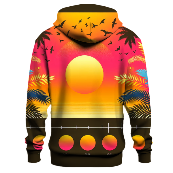 Tropical Sunset Breeze Hoodie