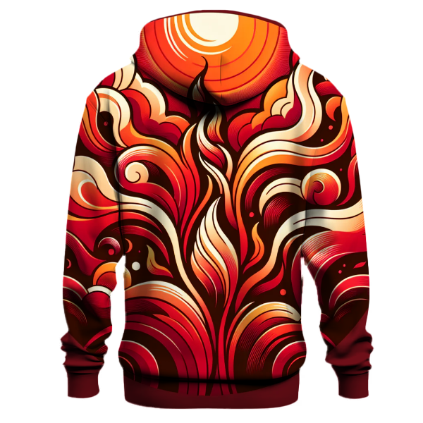 Fiery Twilight Horizon Hoodie
