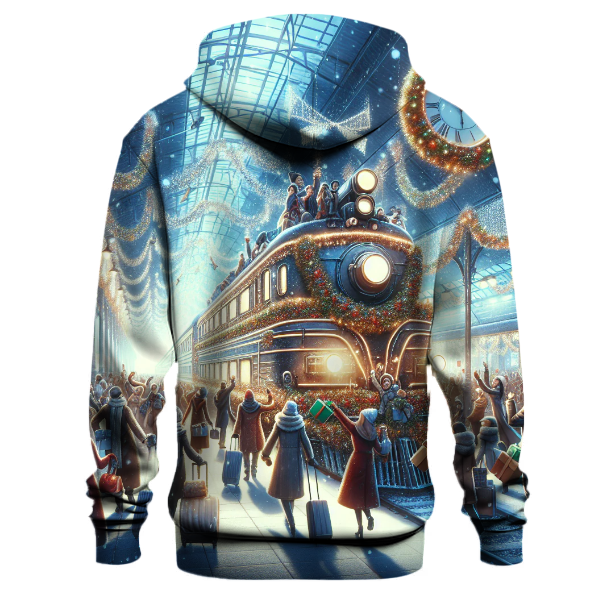 Holiday Train Station Express Hoodie