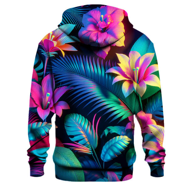 Neon Glow Paradise Hoodie
